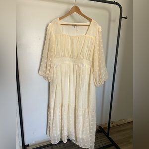 Polagram 3x cream dress